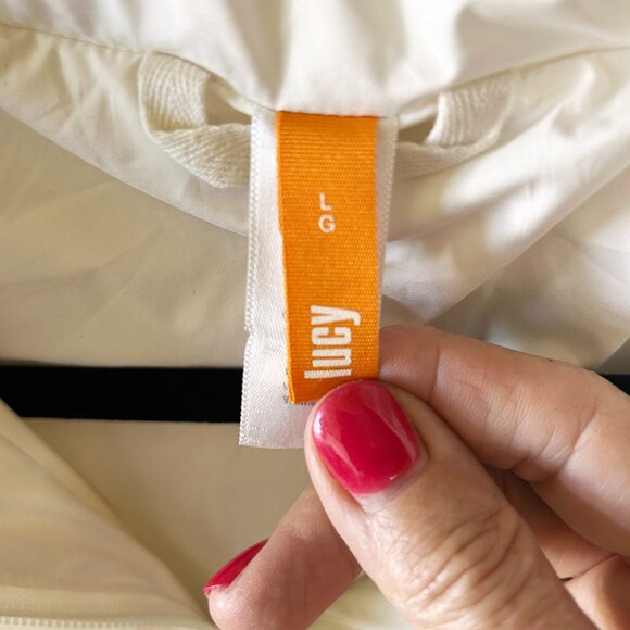 Lucy Down Puffy Jacket — Ivory - Picture 3 of 9